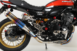 チタンフルエキマフラー/8BL 車検対応(Kawasaki Z900RS ’26-)チタングラデーション